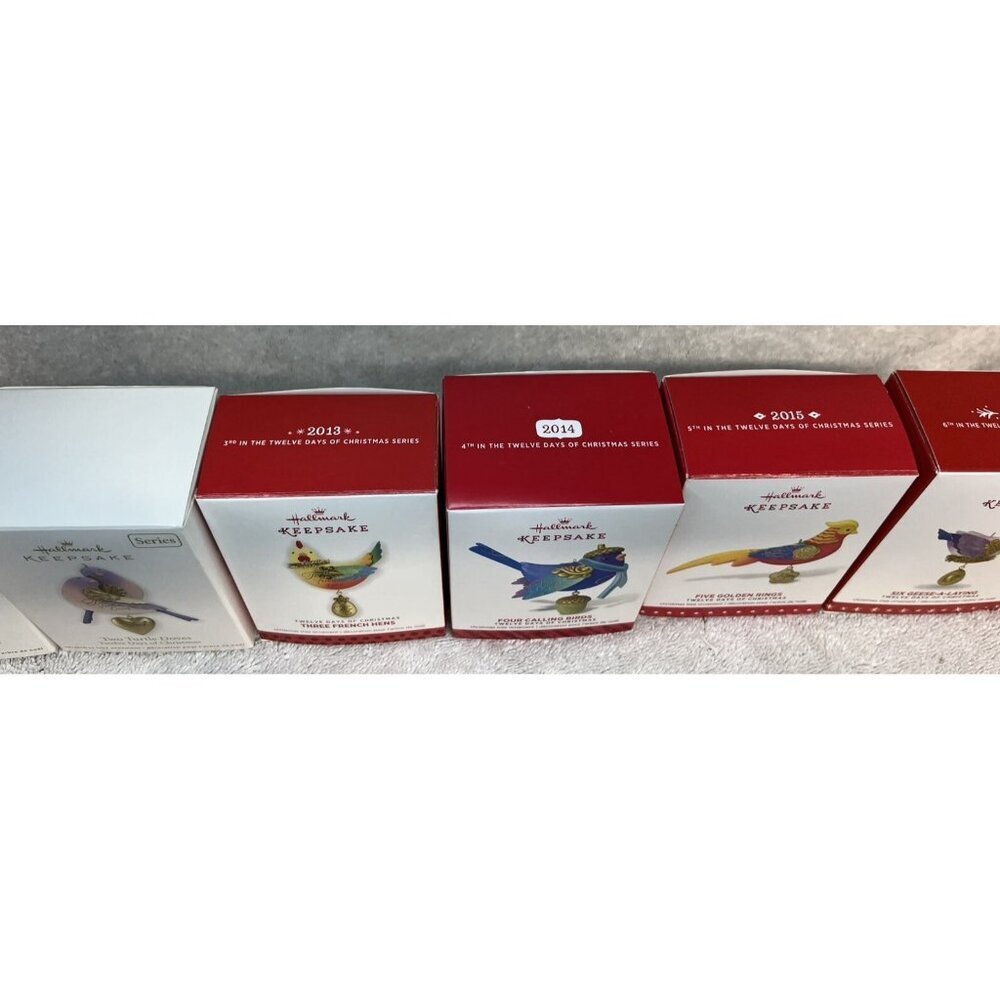 Hallmark Twelve Days Of Christmas Bird Ornaments ~ 2011 - 2016 (1-6) - Picture 6 of 11